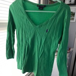 Green Ralph Lauren shirt